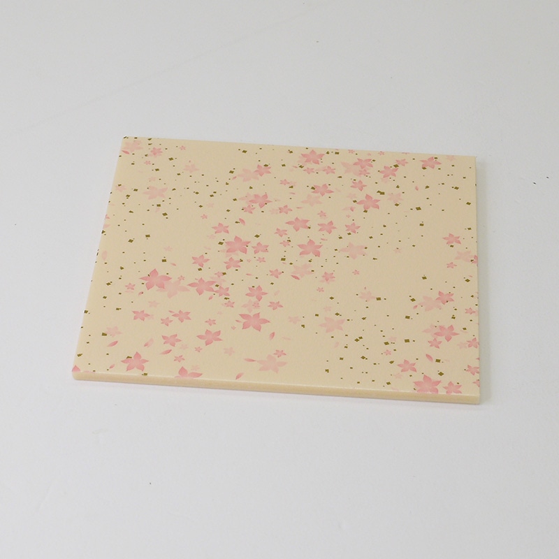 アクタ 弁当容器　ワン折重　共蓋 41 花日和 50枚/袋（ご注文単位8袋）【直送品】