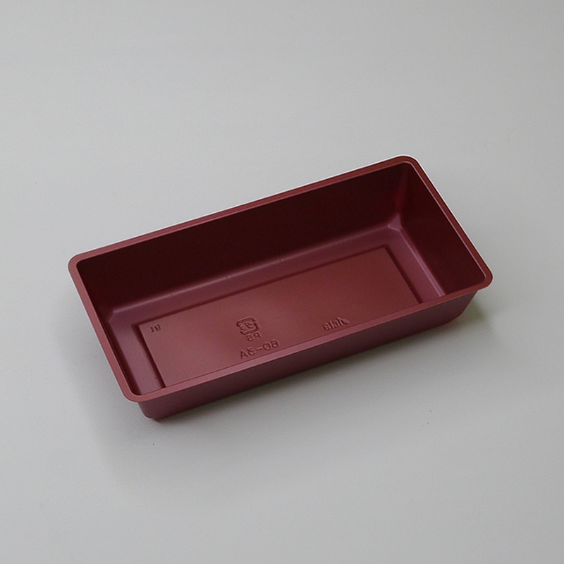 アクタ 弁当容器 ワン折重 カップ容器 60-3 赤 100枚/束(ご注文単位10束)【直送品】