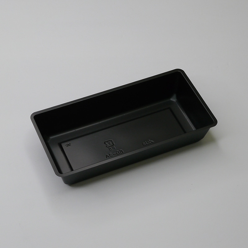 アクタ 弁当容器 ワン折重 カップ容器 60-3 黒 100枚/束(ご注文単位10束)【直送品】