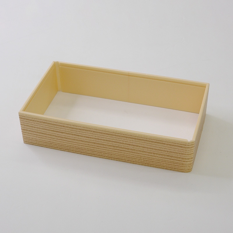 アクタ 弁当容器　ワン折重　縁 70×37（48） 杉 50個/袋（ご注文単位8袋）【直送品】