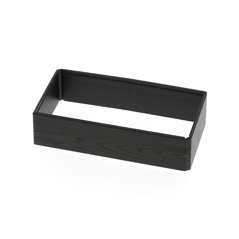 アクタ 弁当容器 ワン折重(フチ) 70×37(48) 黒焼杉 50枚/袋