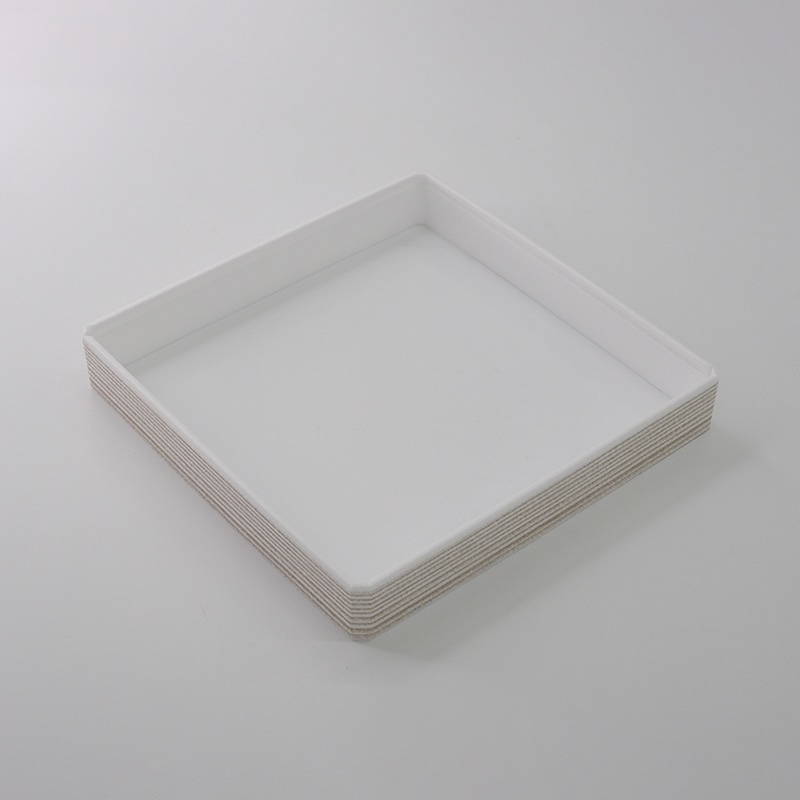 アクタ 弁当容器 ワン折 縁 65(30) 白杉 50枚/束(ご注文単位8束)【直送品】