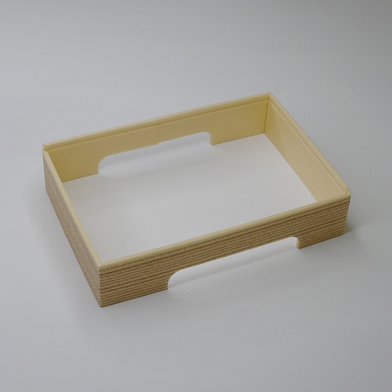 アクタ 寿司容器 ワン折 KSN 縁 8-14(40) 足付 杉 50枚/束（ご注文単位8束）【直送品】