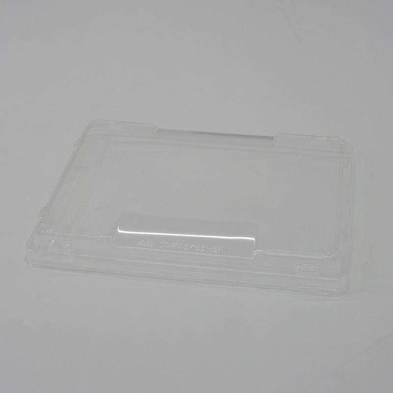 アクタ 弁当容器　ワン折　SK11蓋 73×55-SK11 透明 50枚/袋（ご注文単位8袋）【直送品】