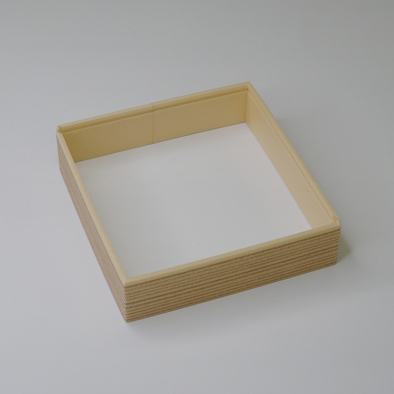 アクタ 寿司容器 ワン折重 縁 51(35) 杉 50枚/束（ご注文単位8束）【直送品】