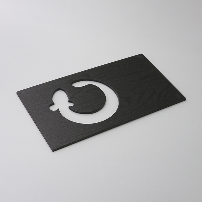 アクタ 弁当容器 ワン折重 窓あき共蓋 73×38 黒焼杉 うなぎ 50枚/束（ご注文単位8束）【直送品】