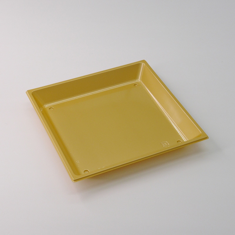 アクタ オードブル容器 D-Style ワン折 プレート P-3 金 100枚/束（ご注文単位2束）【直送品】