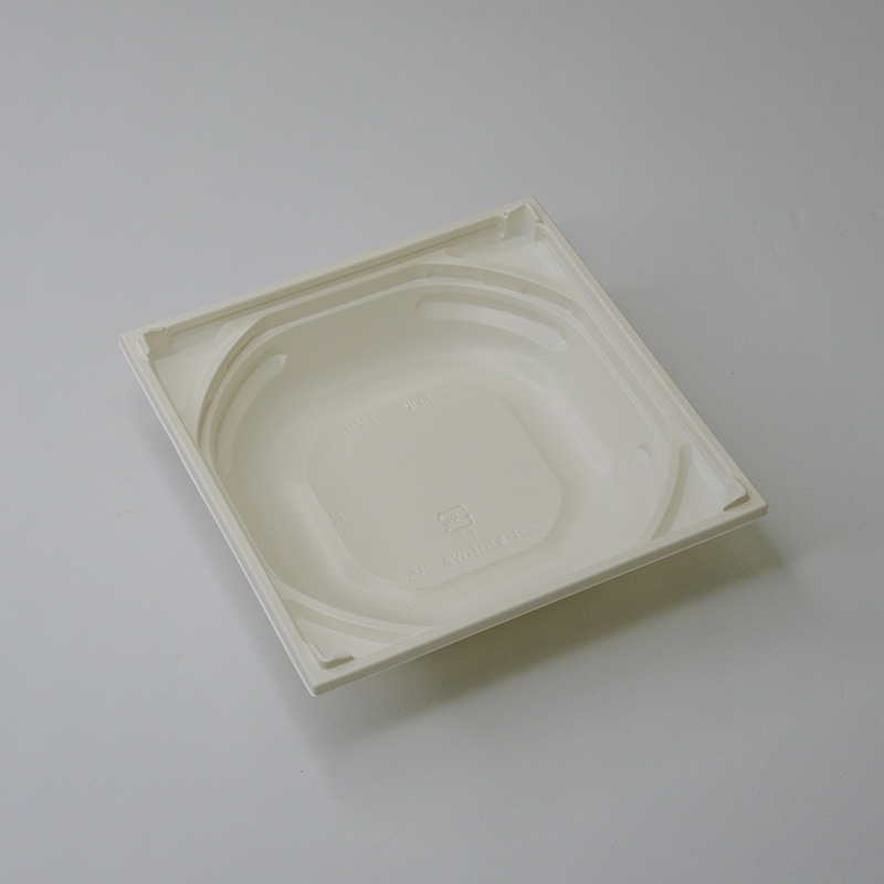 アクタ 丼容器 ワン折重 底 51BWA-35 CR 50枚/束（ご注文単位8束）【直送品】