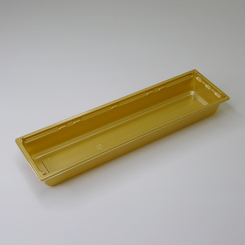 アクタ 弁当容器 ワン折重 底 113×32A 金 25枚/束（ご注文単位16束）【直送品】