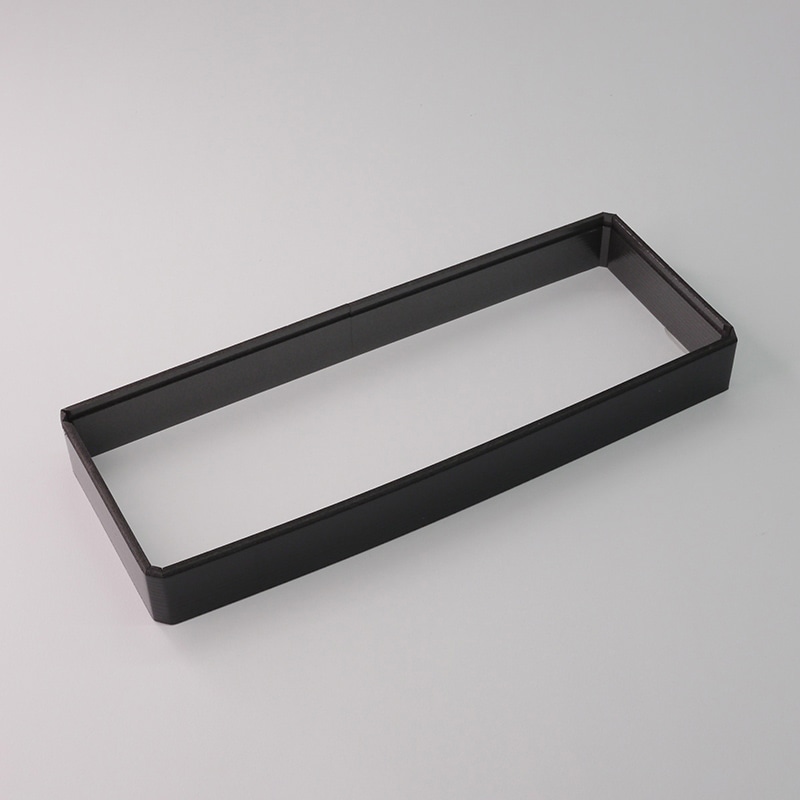 アクタ オードブル容器 D-Style ワン折 縁 90×33(30) 黒エンボス 25枚/束（ご注文単位16束）【直送品】