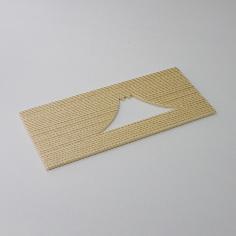 アクタ 弁当容器 ワン折重 窓あき共蓋 73×31 杉 富士山 50枚/束（ご注文単位8束）【直送品】