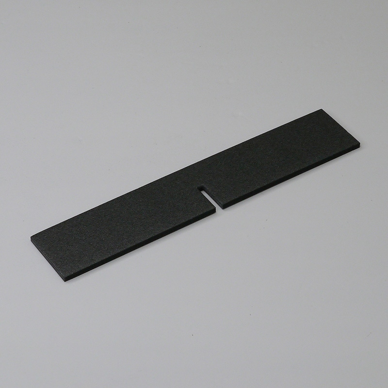 アクタ 弁当容器 ワン折重OKE 仕切板 185×35 黒無地 1溝 25枚/束（ご注文単位16束）【直送品】