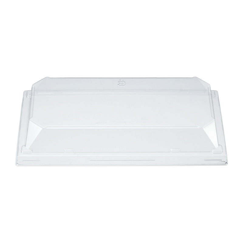 アクタ 弁当容器 ワン折重(フタ) 高蓋 73×38 K27 透明 50枚/袋