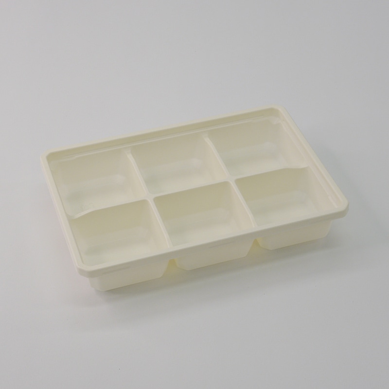 アクタ 惣菜容器 ワン折 底 1合 E-30 CR 50枚/束（ご注文単位8束）【直送品】