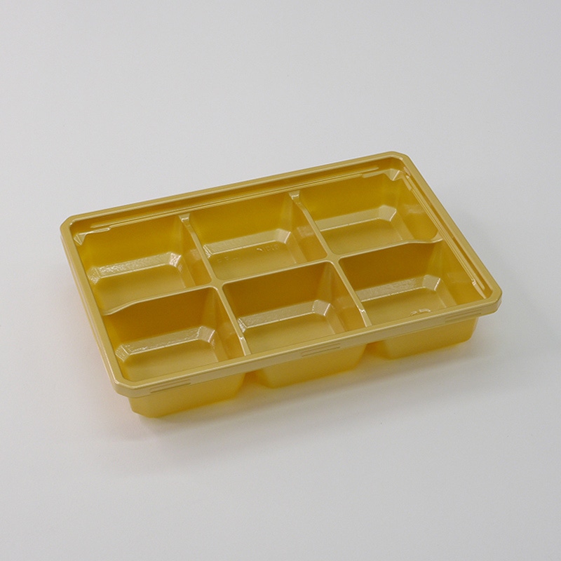 アクタ 惣菜容器 ワン折 底 1合 E-30 金 50枚/束（ご注文単位8束）【直送品】