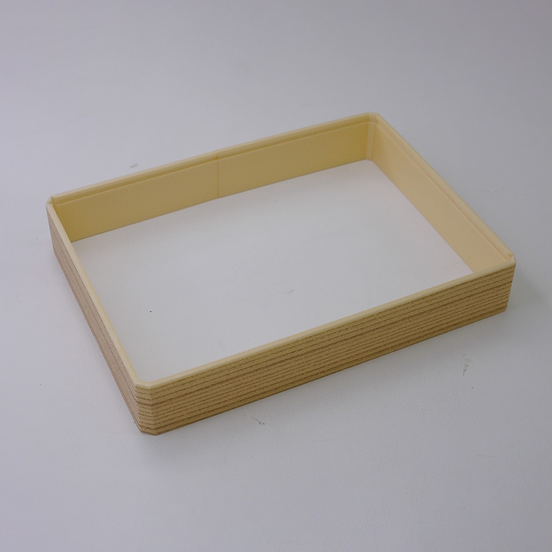 アクタ 弁当容器 ワン折 縁 73×55(35) 杉 50枚/袋(ご注文単位8袋)【直送品】