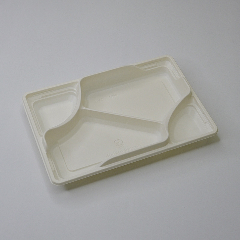 アクタ 弁当容器 ワン折 SKR 底 70×50N CR 50枚/束（ご注文単位8束）【直送品】