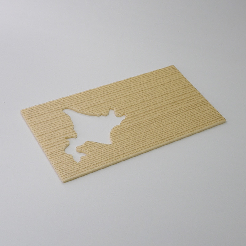 アクタ 弁当容器 ワン折重 窓あき共蓋 73×38 杉 北海道 50枚/束（ご注文単位8束）【直送品】