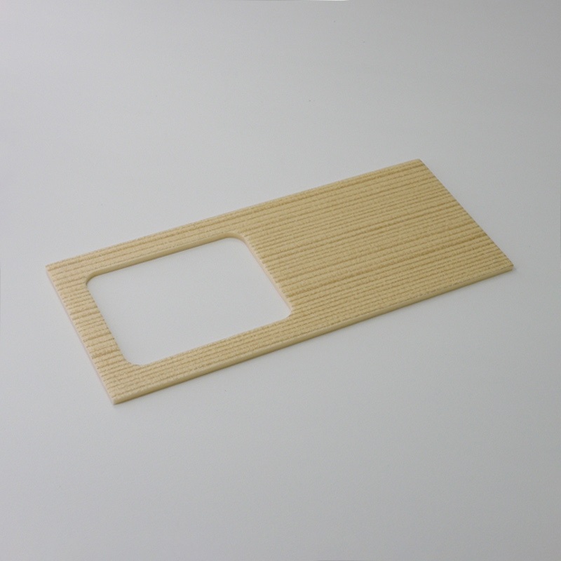 アクタ 弁当容器 ワン折重 窓あき共蓋 73×31 杉 四角 50枚/束（ご注文単位8束）【直送品】