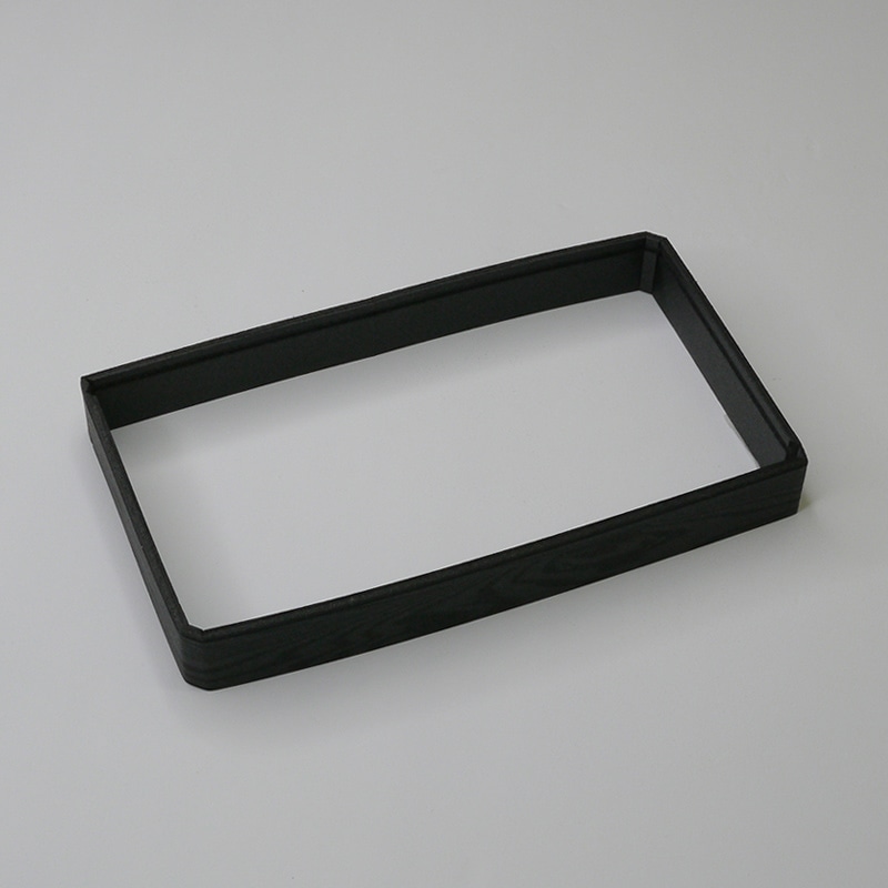 アクタ 弁当容器 ワン折 SKR 縁 70×37(25) 黒焼杉 50枚/束（ご注文単位8束）【直送品】