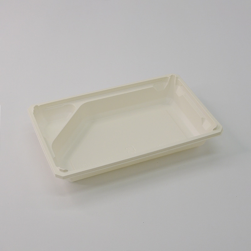 アクタ 弁当容器 ワン折 底 1合半 B-31 重 CR 50枚/束（ご注文単位8束）【直送品】