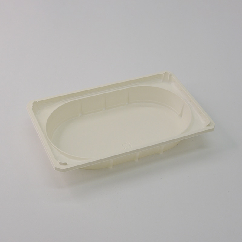 アクタ 弁当容器 ワン折 底 1合半 W-31 重 CR 50枚/束（ご注文単位8束）【直送品】