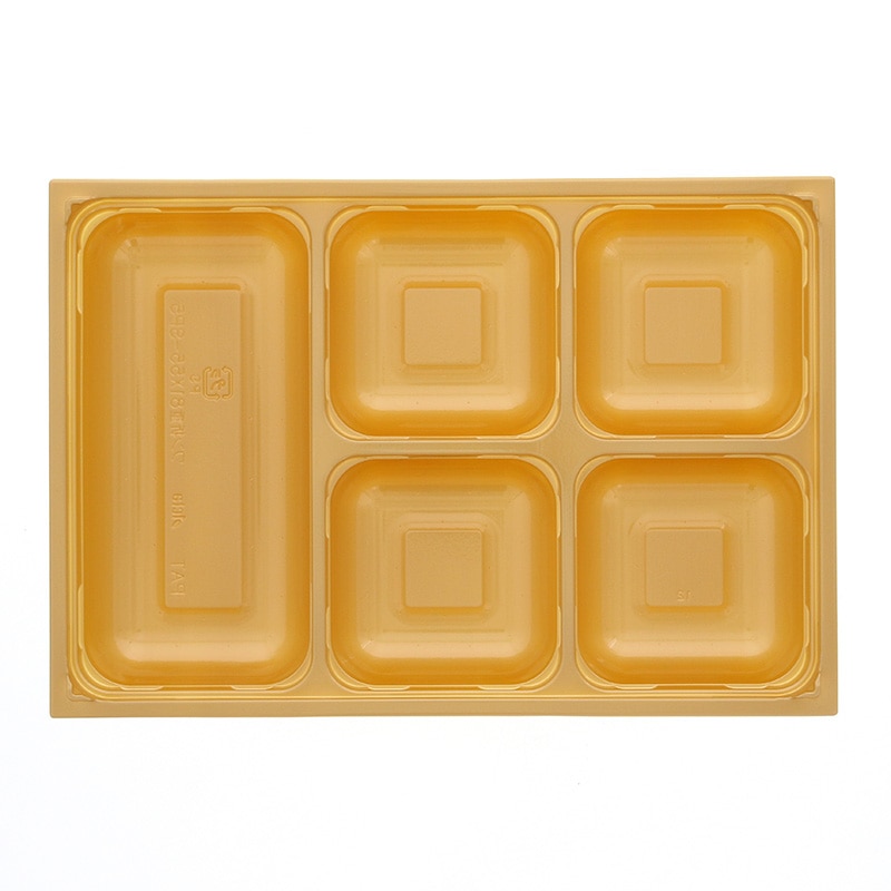 アクタ 弁当容器 ワン折重(ソコ) 81×55 SP-5 金 25枚/袋