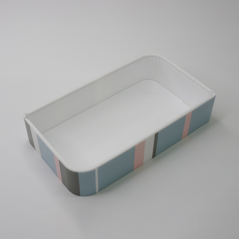 アクタ 弁当容器 ワン折 SPN 縁 70×37(45) コッツウォルズ 50枚/束（ご注文単位8束）【直送品】