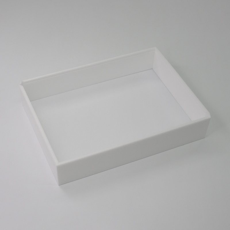 アクタ 弁当容器 ワン折重 縁 81×55(45) 白エンボス 50枚/束（ご注文単位4束）【直送品】