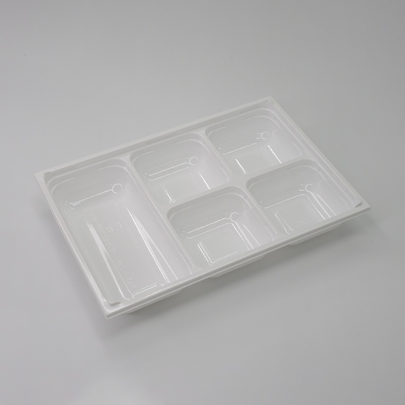 アクタ 弁当容器 ワン折重 底 81×55 SP-5 ホワイト 25枚/束（ご注文単位8束）【直送品】