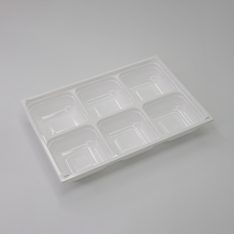 アクタ 弁当容器 ワン折重 底 81×55 SP-6 ホワイト 25枚/束（ご注文単位8束）【直送品】