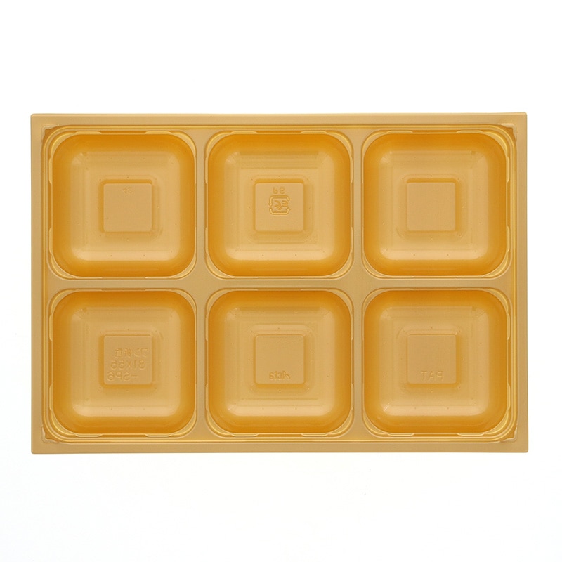 アクタ 弁当容器 ワン折重(ソコ) 81×55 SP-6 金 25枚/袋