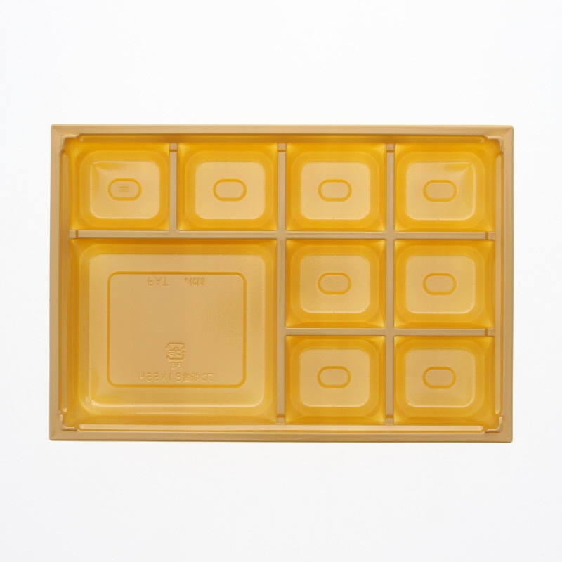 アクタ 弁当容器 ワン折重(ソコ) 81×55H 金 25枚/袋