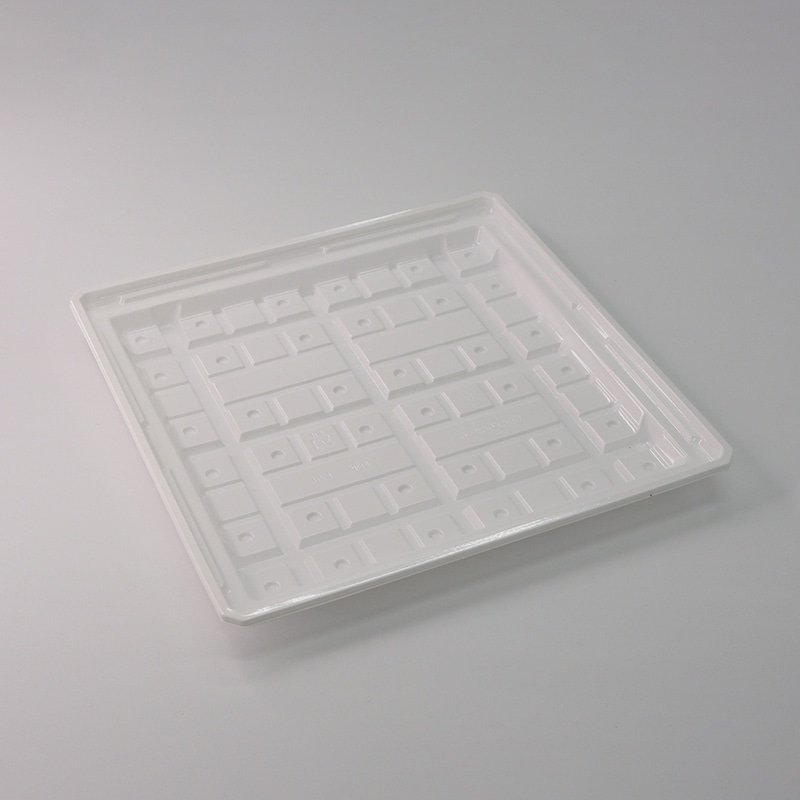 アクタ オードブル容器 D-Style ワン折 底 90×90D ホワイト 25枚/束（ご注文単位16束）【直送品】