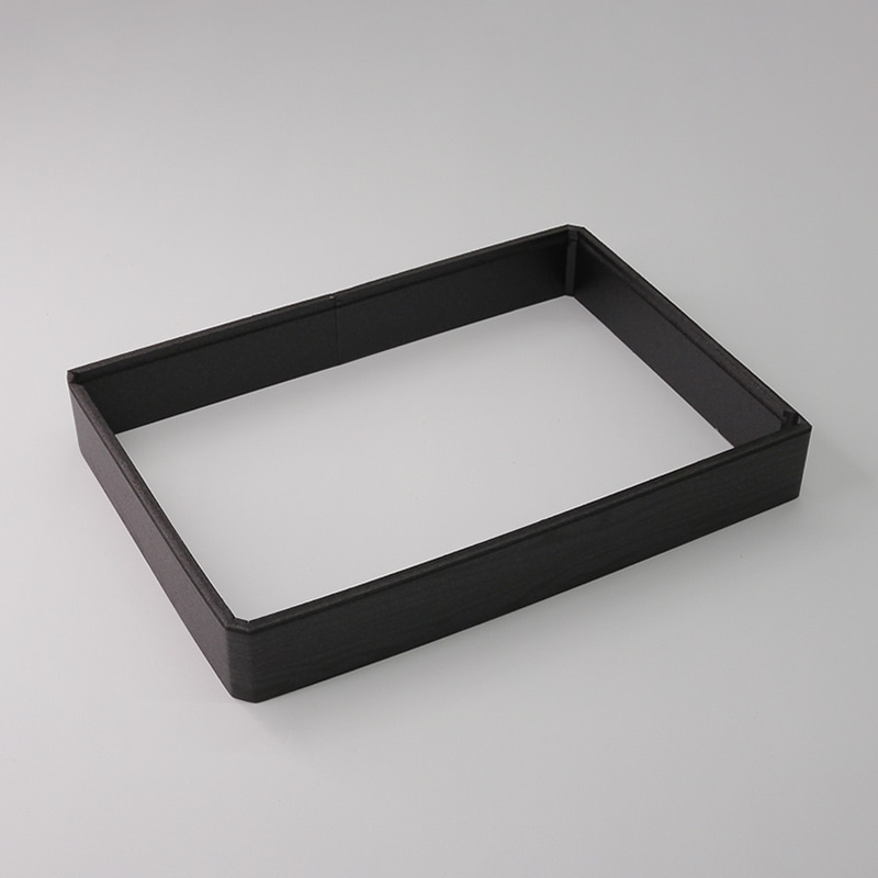 アクタ 弁当容器 ワン折 縁 90×60(38) 黒焼杉 50枚/束（ご注文単位8束）【直送品】