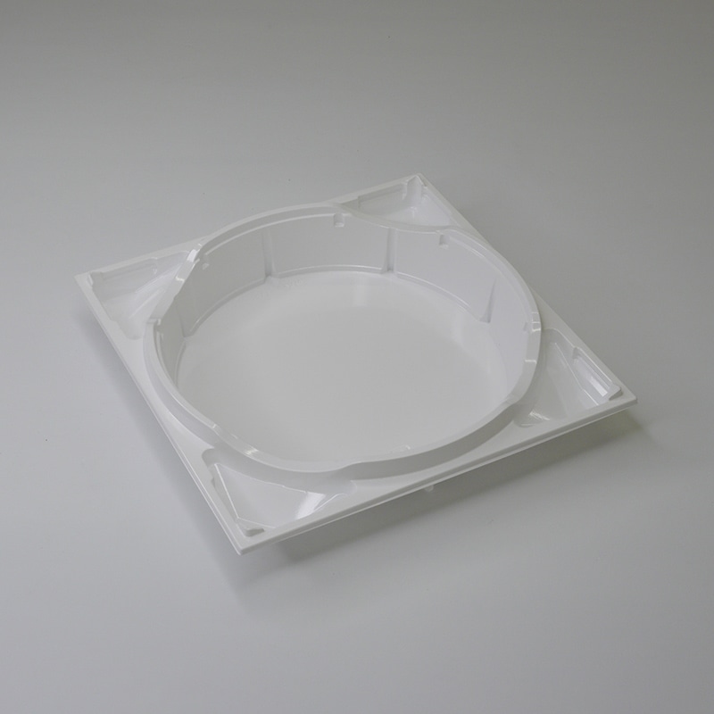 アクタ 弁当容器 ワン折重OKE 底 70 OKE ホワイト 25枚/束（ご注文単位8束）【直送品】