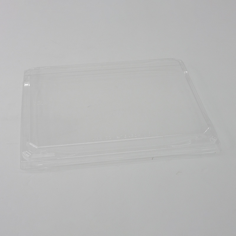 アクタ 弁当容器　ワン折重　K10蓋 76×60-K10 透明 25枚/袋（ご注文単位8袋）【直送品】