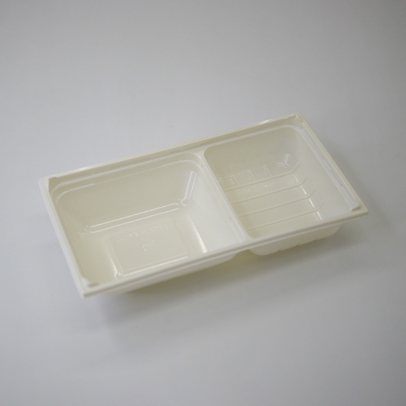 アクタ 弁当容器 ワン折重 底 73×38I CR 50枚/束（ご注文単位8束）【直送品】