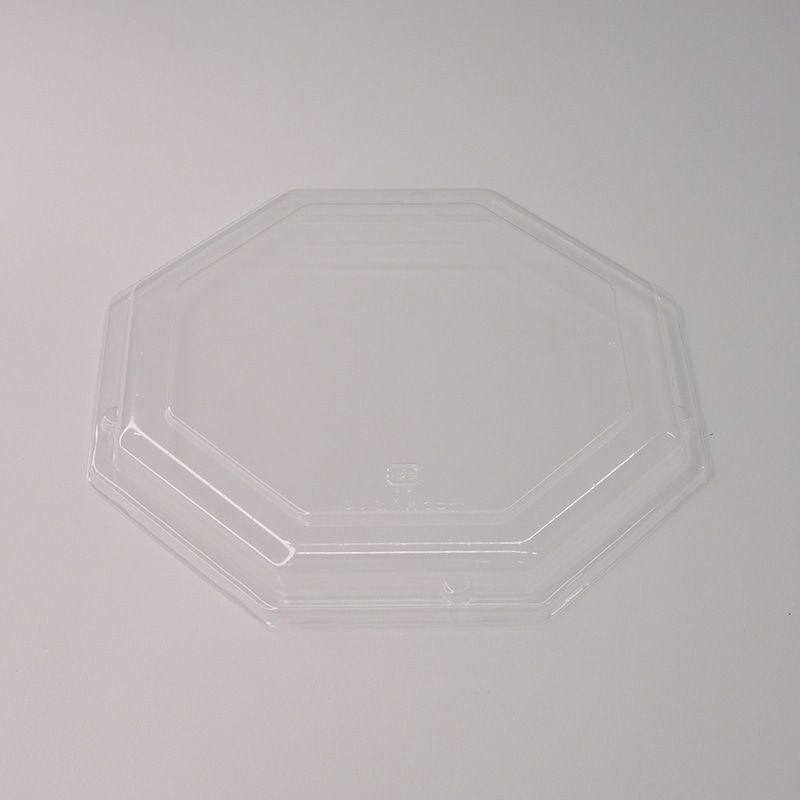 アクタ 弁当容器 ワン折 八角 K高蓋 68  50枚/束（ご注文単位8束）【直送品】