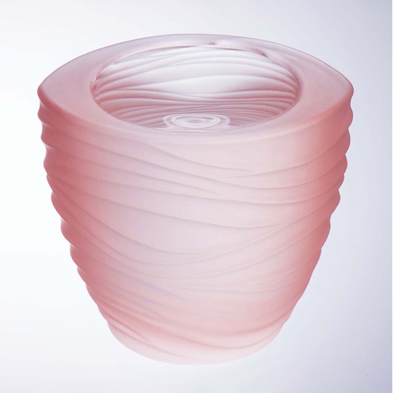 プリーズ アレンジメント用ガラス容器 PF-03　プリザファースト ジェル入　フロストピンク 1箱（ご注文単位1箱）【直送品】