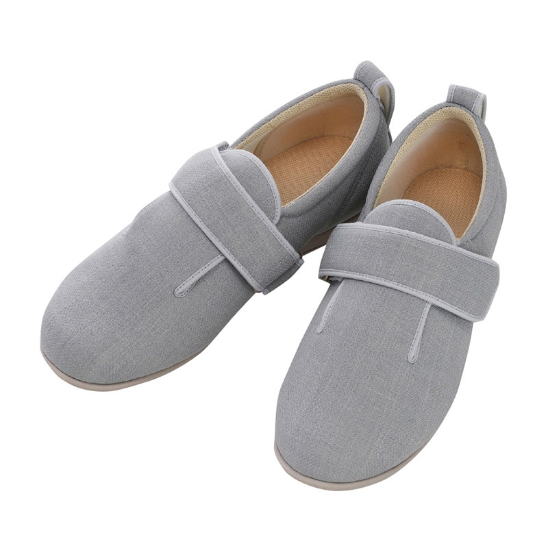 あゆみダブルマジック3 両足 1097 LL/24.0~24.5cm グレー 1足(ご注文単位1足)【直送品】