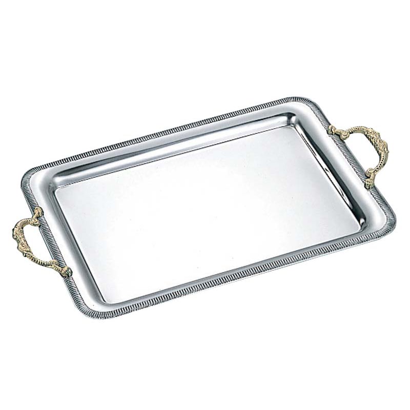 佐野製作所 18-0　ティファニー　角トレー　MR-263   1個（ご注文単位1個）【直送品】