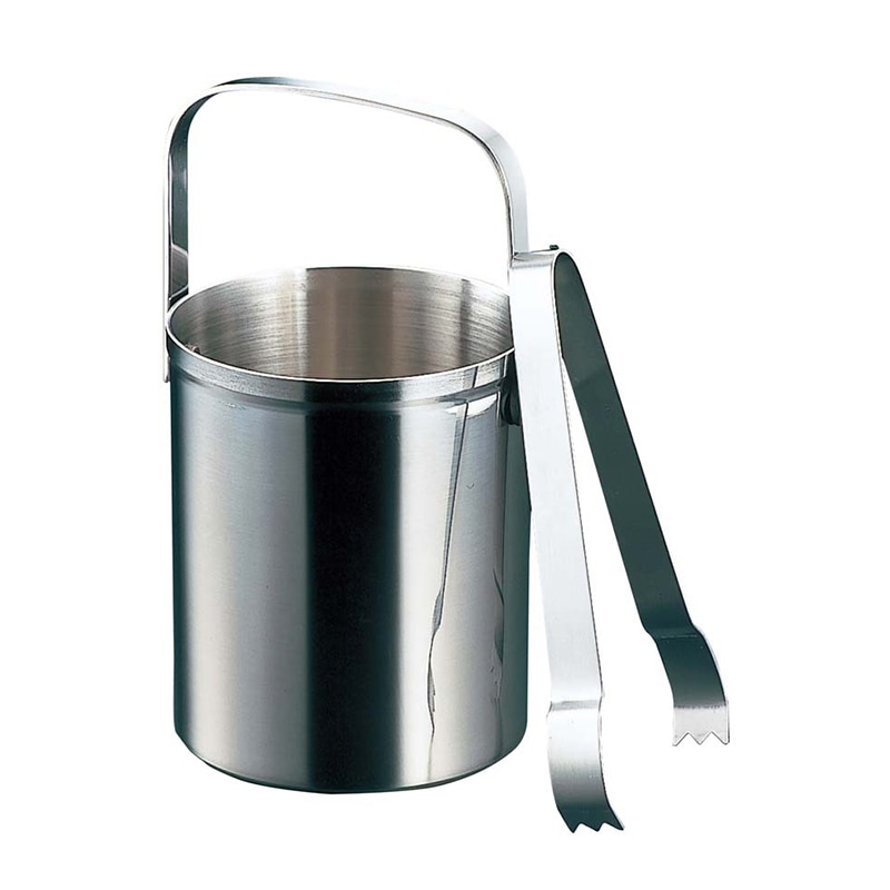 佐野製作所 18-8 ミニアイスペール MR-464(トング付)800cc 1個(ご注文単位1個)【直送品】