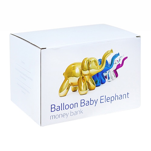 キッシーズ バルーンピギーバンク エレファント ベイビー ゴールド MBH24989 1個(ご注文単位1個)【直送品】