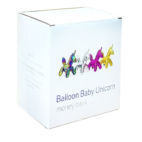 キッシーズ バルーンピギーバンク ユニコーン ベイビー シルバー MBH24999 1個(ご注文単位1個)【直送品】