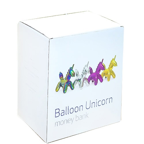キッシーズ バルーンピギーバンク ユニコーン シルバー MBH25002 1個(ご注文単位1個)【直送品】