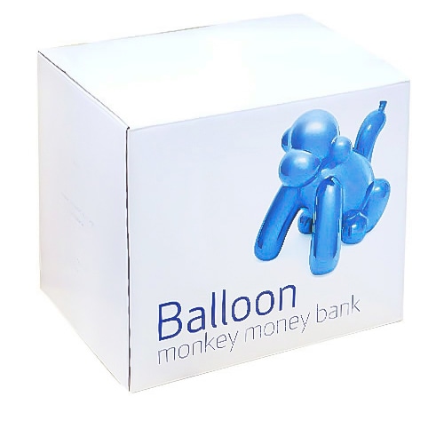 キッシーズ バルーンピギーバンク モンキー ブルー MBH25004 1個(ご注文単位1個)【直送品】