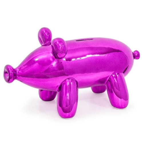 キッシーズ バルーンピギーバンク ビッグピギー ピンク　MBH25011 1個（ご注文単位1個）【直送品】