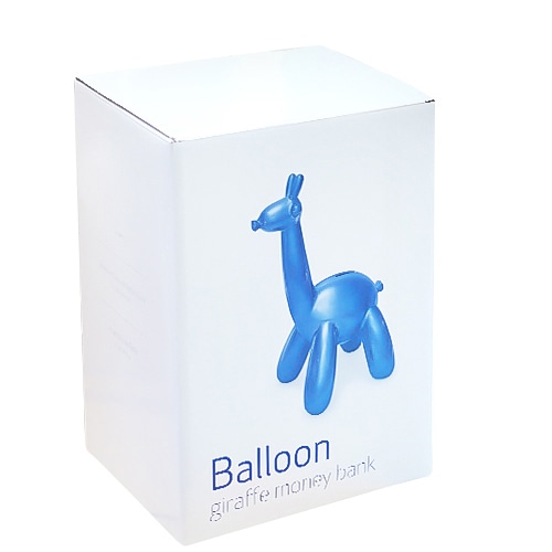 キッシーズ バルーンピギーバンク ビッグジラフ ブルー MBH25021 1個(ご注文単位1個)【直送品】