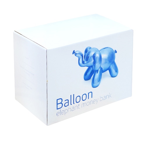 キッシーズ バルーンピギーバンク ビッグエレファント ブルー MBH25027 1個(ご注文単位1個)【直送品】